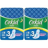 Orkid Maxi Hijyenik Ped Gece Tekli Paket 7 Ped 2li paket