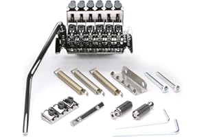 Floyd Rose 0385-048 - Puente de trémolo con tuerca R2BN, níquel negro