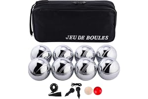 Engelhart 010203 Boules, Svart, Silver, 8 st