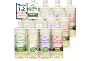 ‎KIESELGREEN KieselGreen Bioethanol 12 x 1 Liter mit Duft für Ethanol-Kamin, viele Sorten - Bio Ethanol als Raumduft in vielen Duftnoten - Parfüm für Bio Ethanol Kamin Indoor oder Bioethanol Tischfeuer (M1)