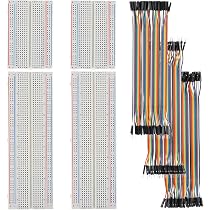 Breadboard Dupont Jumper Kabel Kit - 3x 830 Punten + 120 Draden + 65 Jumpers - Compatibel Met Arduino