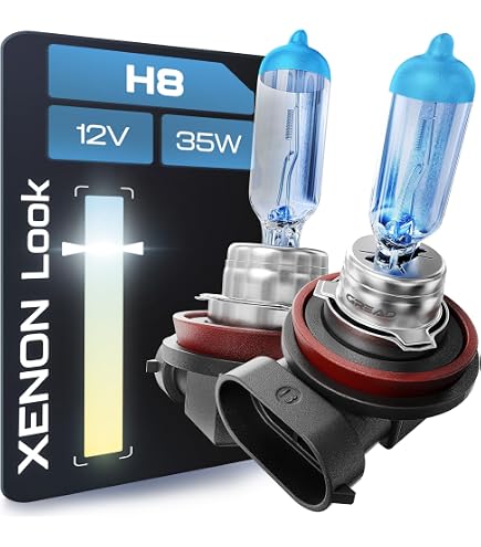 Produktbild von ORIGINAL BMW H8 Halogenlampen – Standlicht & Tagfahrlicht Blau – Satz Für 1er Serie E81, E87 LCI