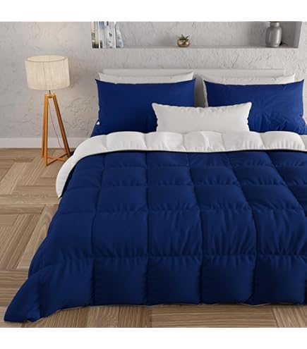 Trapunta Moderna Caleffi Microfibra - Per Letto Piazza E Mezza, Blu, Morbida E Confortevole - Foto 11