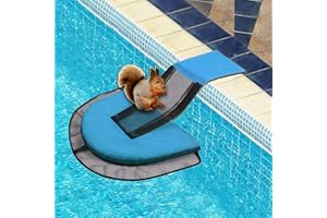 LYOVEU ausstiegshilfe pool für katzen, Rescue Ramp for Pool,Rettungsrampe für Pool,Pool Escape Ramp,Poolfluchtrampe für Kleintier Swimming,Schwimmendes Tierrettungswerkzeug für Schwimmbecken, um kleine Tiere