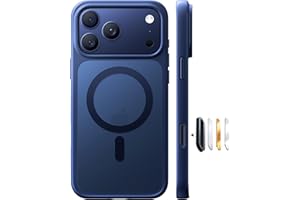 TORRAS Guardian-Mag für iPhone 17 Pro Hülle für MagSafe (Zertifizierte Militärschutz und Magnetkraft) Handyhülle iPhone 17 Pro Case Extrem Haltbarkeit Hülle Stoßfest Kratzfest Cover, Matt Blau