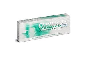 Contacta, Daily Lens Yal 15, Lenti a Contatto Giornaliere per Miopia, Lenti a Contatto con Acido Ialuronico Sicure e Facili da Applicare, Diottrie -1,75, Confezione da 15 Lenti Monouso