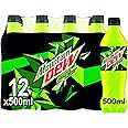 Mountain Dew, Blast Exhilarating Intensely Refreshing Bold Taste, 500 ml Bottles, Citrus (Pack of 12)
