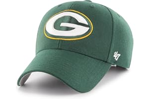 47 Green Bay Packers NFL MVP Unisex Baseball Cap, Adjustable, Team Badge, Dark Green
