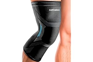 NativoDex Stabilizator stawu kolanowego z łąkotką i więzadłem - kompresyjny na kolana dla mężczyzn i kobiet