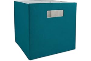 DII Solid, Lightweight and Durable, 100% Polyester, Teal, Large Square, 13x13x13