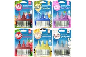 Fresh & More Nachfüller 6x 20ml Mix, Nachfüllflakons kompatibel mit 3Volution Duftstecker