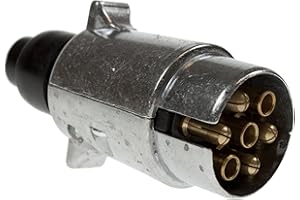 Maypole 12N Type 7 Pin Aluminium Plug for Caravan & Trailers