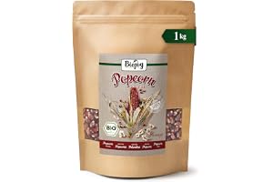 Biojoy Ekologisk popcornmajs Ruby Red, osötad och osaltad, 1 kg