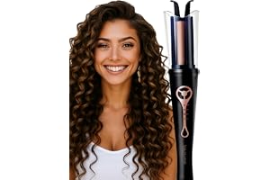 Urban yog MakeMeeBold Automatic Hair Curler| Easy Two-Way Curling Iron with 4 Temperature Settings | Gifts for woman | Anti-Scald Design, Quick Curls in 10-15 Min, Tangle-Free