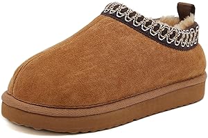 SMajong Pantofole Bambino Caldo Peluche Pantofola da Invernali Comode Ciabatte Ragazze Ragazzi Antiscivolo Scarpe di Cotone Interne Slipper 24-37 EU