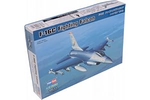 HOBBYBOSS Hobby Boss-F-16C Fighting Falcon Boss Modellino Aereo, Scala 1:72, Colore Blu, HBB80274