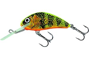 Salmo Hornet Crank Floating Fishing Lure - Gold Fluo Perch, 4 cm/3 g