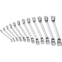 Clé à Fourche Facom 22x24 Mm - Outil Pro Chromé Satiné - 261 Mm