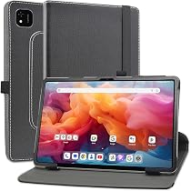 MAMA MOUTH Hülle Für Alldocube IPlay 60 Pad Pro 12.1 Zoll – 360° Drehbar, Lederoptik, Mit Ständerfunktion, Schwarz