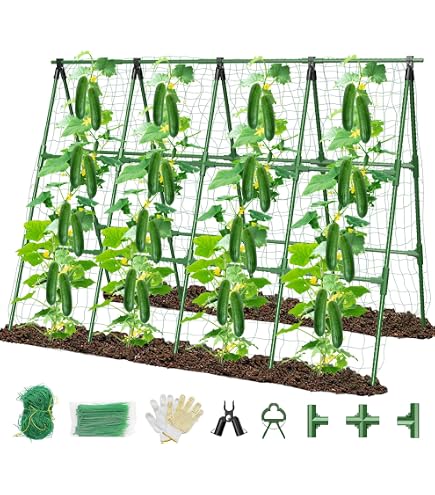 Rete di protezione per verdure, 90 x 90 cm, con 4 ganci, rete elastica per piant