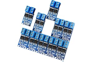 CHRI Módulo de controlador Mosfet 10Pcs Alta potencia MOS FET Interruptor electrónico Controlador módulo PWM Adjustment Electronic Switch Control Board DC 5V-36V 15A (MAX 30A)