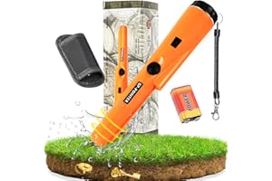 SWEETONE Pinpointer Metal Detector Adulti e Bambini, Metal Detector Professionali Impermeabile IP66 Metaldetector Portatile con Indicatore LED Integrato, Luce di Allarme e Batteria per Caccia di Oro Tesoro