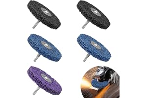 BEASAFY 5 Stück CSD Scheibe, 100mm CBS Schleifscheibe, CSD Scheibe Akkuschrauber, Schleifscheiben für Winkelschleifer, Reinigungsscheibe, Grobreinigungsscheibe für Rostschweißnähten