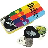 D'Addario Beatles Gitar Penaları - The Beatles Gitar Penaları Koleksiyon i&ccedil;in - Şeritler - Koleksiyon Tenekesi/Penalar