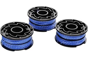 BLACK+DECKER A6441X3-XJ Trimmerspolar, Blå, 12 m, Set med 3