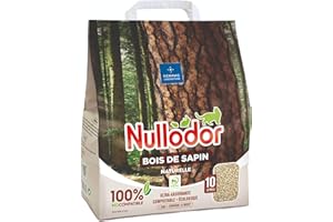 Demavic Nullodor Bois de Sapin pour Chat 10 L 4,1 kg 1 Unité