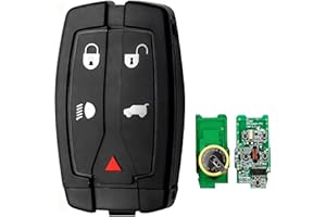VAILIKEY For Land Rover Freelander 2 Car Key Fob-5 Buttons,433MHZ ID46Chip FCC ID NT8TX9|Replacement Keyless Entry Remote