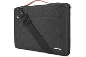 NIDOO 17,3 Pollici Custodia Borsa a Tracolla Notebook PC Portatile Protettiva Laptop Impermeabile Ventiquattrore per 17.3" Gaming Pavilion 17/P73 P17/Inspiron 17/G7 17/Precision 17 7750/Chromebook 317