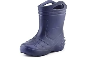 Ladeheid Gummistiefel Kinder federleichte Eva Regenstiefel für Mädchen und Jungen Thermo Gummistiefel gefüttert KL051