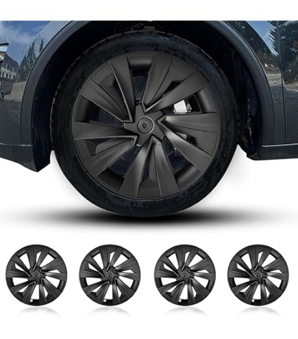 VION Model Y Wielhoes voor de originele Tesla Wielen - 4 hoezen per pakket (21 wiel