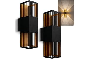 SSC-LUXon REVALO LED vägglampa utomhus IP54 vit fasad ingång | Skapar en varm och dämpad atmosfär, enkel installation och fin