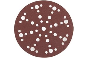 Klett-Schleifscheiben 150 mm Schleifpapier 150mm klett mit 48 Löchern K80 Set 50St von WAbrasive für Holzschliff | passend zu festool rotex 150 mit schleifteller 150mm Multi-Jetstream