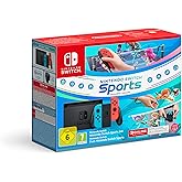 Nintendo Switch (blu neon/rosso neon) con Gioco Switch Sports preinstallato e 12 Mesi Switch Online