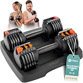 Lifepro Ayarlanabilir Dambıl - 6,8 kg 11,3 kg 19,5 kg 55 lb 90 lb 6in1 Dambıl Ayarlanabilir Ağırlık, Kompakt Hızlı Ayarlanabi
