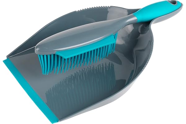 Beldray Pet Plus+ Combiné Pelle-balayette, Pelle et Balayette à Main, Balai Tête en Caoutchouc avec Bord Raclette, Design Ergonomique, Ramasse Rapidement et Facilement les Poils d'Animaux, LA069351EU