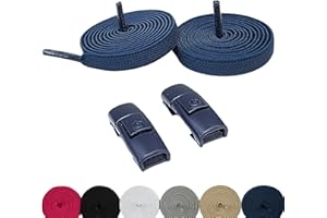 YC YOU CATCH PACK 2 PARES Cordones Elasticos Zapatillas Deporte. Cordones Sin Atar,Sin Nudo.Para Niños y Adultos.Atacadores Elasticos Fija,Ajusta y Olvidate.