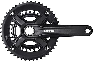 Shimano Altus FC-MT210 guarnitura 46/30, 9 velocità, nero, 170 mm, senza paracatena