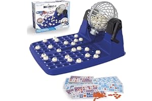 Chicos - Bingo Spiel | Klassisches manuelles Lotto mit 72 Karten & 90 nummerierten Kugeln | Ab 3 Jahren (20905)