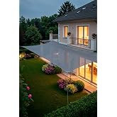 %95 G&ouml;lgeleme Oranlı HDPE G&ouml;lgelik File &ndash; 4m x 3m, 140gr/m&sup2;, UV Koruma, Kuşg&ouml;z&uuml; Takviyeli, Bah&ccedil;e Teras Balkon İ&ccedil;in (Gri)
