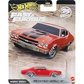 Hot Wheels 2026 Premium Fast &amp; Furious 1970 Chevrolet Chevelle&trade; SS&trade;, Koleksiyonluk Araba, Metal/Metal, Real Riders, 4/5