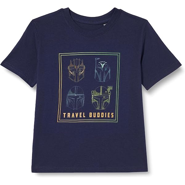 Marvel T-Shirt Bomarcotti181 Per Bambini E Ragazzi – Capitan America Jacquard Christmas – Nero Taglia 14 Anni
