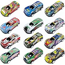 Set Petite Course Enfant, 8 Petites Mini Circuit Accessoires