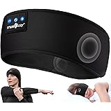 Bluetooth Headband Wireless Sleep Headphones, TOPOINT Music Sports Sleeping Headband Headphones for Workout, Jogging, Yoga, B