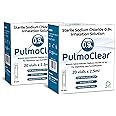 PULMOCLEAR Sterile Isotonic 0.9% Sodium Chloride - NaCl Inhalation Saline Solution for Airway Humification – 40 X 2.5 ml Unit Dose Vial, Pharmaceutical Grade