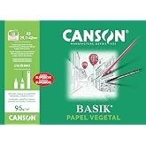 Canson Basik Vegetable A3 95g High Transparency Minipk 12 Sheets