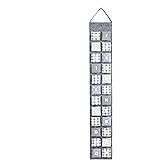Heitmann DECO - Calendario dell' Avvento da Appendere e riempire, in Feltro, Grigio, Beige, Bianco